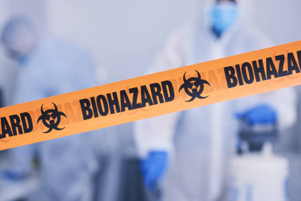 Professional Biohazard Cleanup technician working in Greenbrier, TN